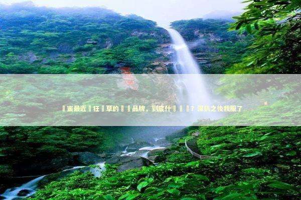 閨蜜最近瘋狂種草的這個品牌，到底什麼來頭？深扒之後我服了